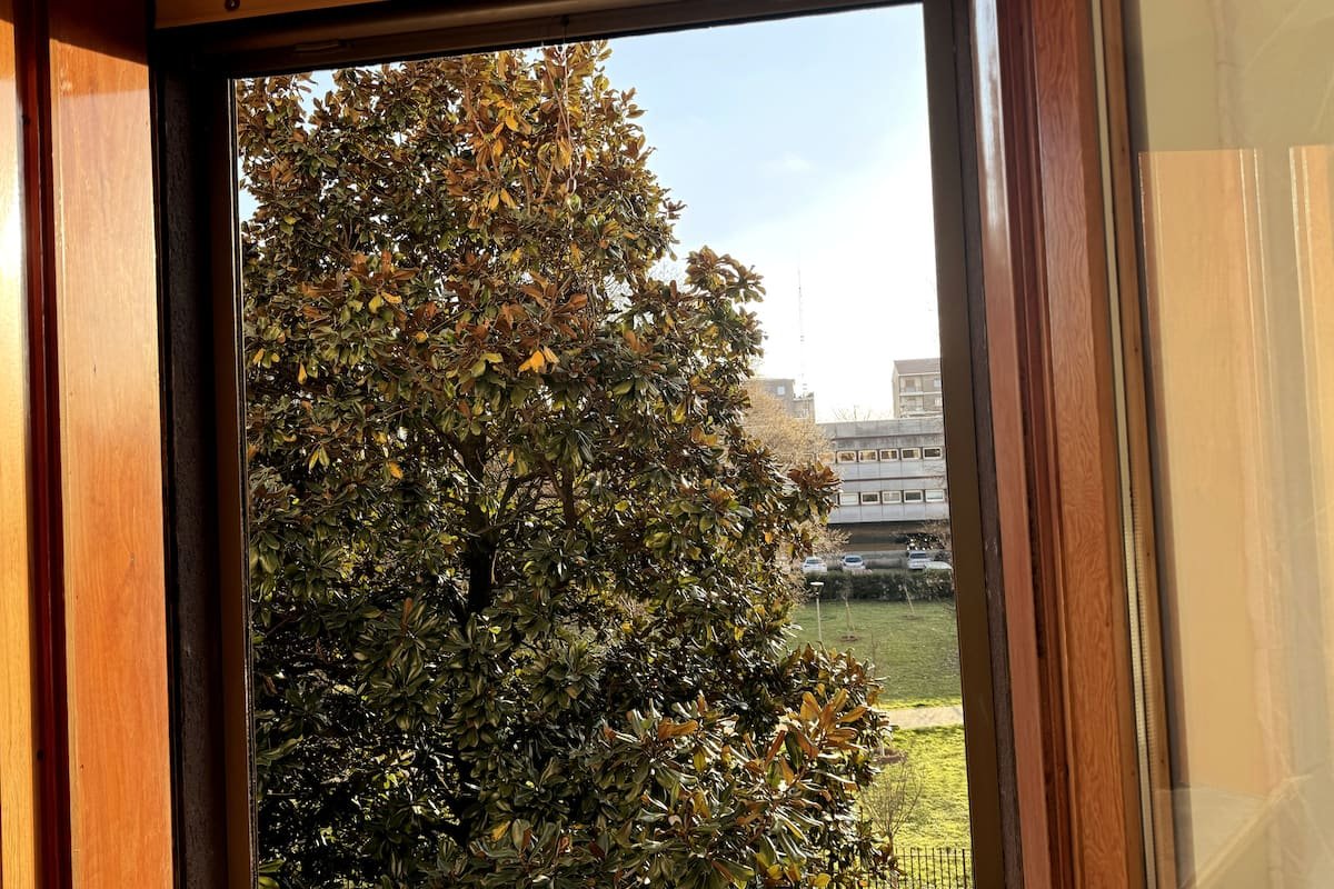 Balcone e vista sul verde di Dimora Eleonora